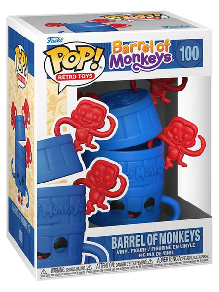 Funko POP #100 Retro Toys Barrel of Monkeys Figure